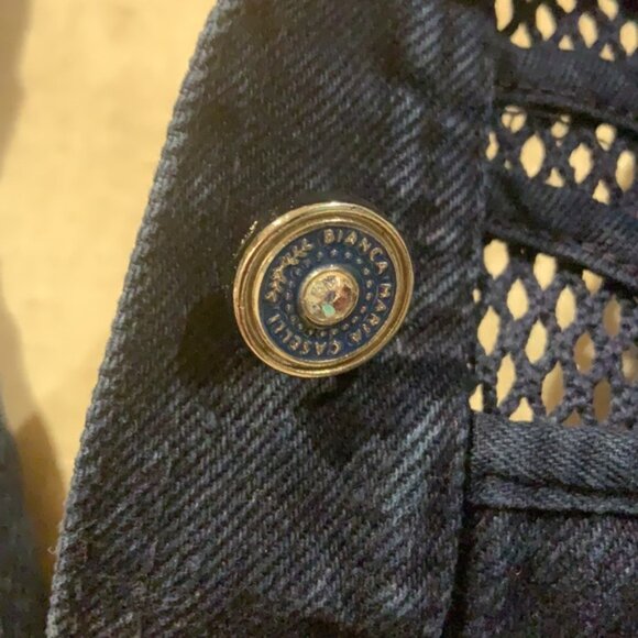 Vintage Bianca Maria Castelli dark wash denim jacket - Picture 3 of 13